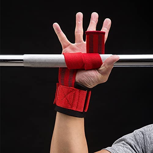 Weight Lifting Straps with Neoprene Wrist Padded and Anti-Skid Silicone - Wrist Straps for Better Weightlifting, Superior Deadlift, Great Body Building, Heavy Duty Powerlifting(Pair)